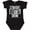 AB-Black, variant on Straight Outta Chemo Boys or Girls Baby Bodysuit
