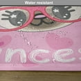 thumbnail image 6 of Ambesonne Feminine Place Mats Set of 4, Happy Cartoon Cat, Standard Size, Yellow and Pink, 6 of 6