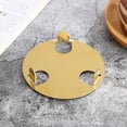 thumbnail image 4 of NICEXMAS 6Pcs Plated Gold Metal Drink Coasters with Construction and Easy Clean Surface for Tabletops, 4 of 8