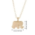 thumbnail image 2 of Collar Buena Suerte Elefante Colgante Cadena Collar con Tarjeta de Mensaje Tarjeta de Regalo, 2 of 3