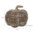 thumbnail image 2 of Plaid Fleece Pumpkin Large, 2 of 3