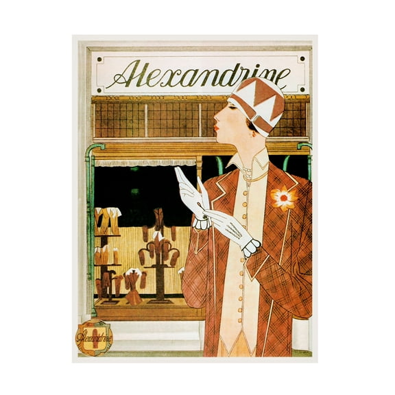Trademark Fine Art 'Alexandrine Gloves' Canvas Art by Vintage Lavoie
