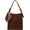 Coffee, variant on Women's Tote Handbags Large Capacity Work PU Leather Bucket Purse Designer Satchel Hobo Shoulder Bags