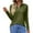 Army Green #005, variant on Womens Long Sleeve Polo Shirts Business Work Casual V Neck Collared Tops Button Down Loose Fit Tees Shirts Hot Pink L