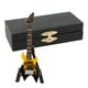thumbnail image 3 of Bajo Eléctrico De Bajo, Mini Guitarra Mini Guitarra De Madera En Mini Guitarra Eléctrica Con Caja Para Adornos, 3 of 7