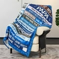 thumbnail image 2 of Grandpa Blanket Gifts for Fathers Day for Grandpa Gift from Granddaughter Grandpa Gift from Grandson - Best Grandpa Ever Blanket for Sofa - Birthday for Grandpa 50''x60'', 2 of 5