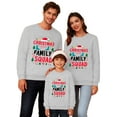 thumbnail image 4 of Rotm Christmas Shirts for Women Matching Christmas Sweatshirts for Family Ugly Holiday Xmas Pullover Tops Adults Womens Men Kids Boys Girls Couples Grey,L, 4 of 6