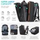 thumbnail image 2 of Mochila de viaje TANGCORLE 50L Carry on con 3 cubos de embalaje, 2 of 6