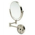 thumbnail image 6 of ALFI brand ABM8WR-BN 8" Round Wall Mounted 5x Magnify Cosmetic Mirror, 6 of 8