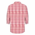 thumbnail image 5 of Endives Womens Button Down Shirt Long Sleeve Print Long Sleeve Shirts Ladies Blouses Womens Top Spring Outfit, 5 of 5
