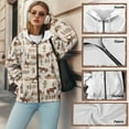 thumbnail image 6 of Garronmavis Western Horse Women Sweatshirt Oversized Long Sleeve Lightweight Cozy Womens Oversized Zip Up Sweatshirt Warm Soft Fall Sweaters Hoodies Zip Up Shirts Clothes, 6 of 7