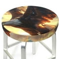 thumbnail image 3 of Honeii Golden Sky Bald Eagle Bar Stool Covers – Perfect Fit for 12" to 14" Round Stools, Crease-Resistant, Stretchy, Washable & Dustproof Seat Slipcovers-14 inch, 3 of 7