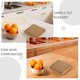 thumbnail image 4 of 20 cajas de pizza de cartón corrugado Kraft cuadradas y planas para llevar, cajas de comida para pizza, pasteles y galletas para panaderos caseros y aficionados a la alimentación, 4 of 7