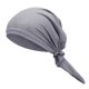 thumbnail image 2 of Turbante de algodón KAIYANG para mujer Sin tirantes con diamantes de imitación Correa de tiara 56 a 58 cm Negro Beige, 2 of 5