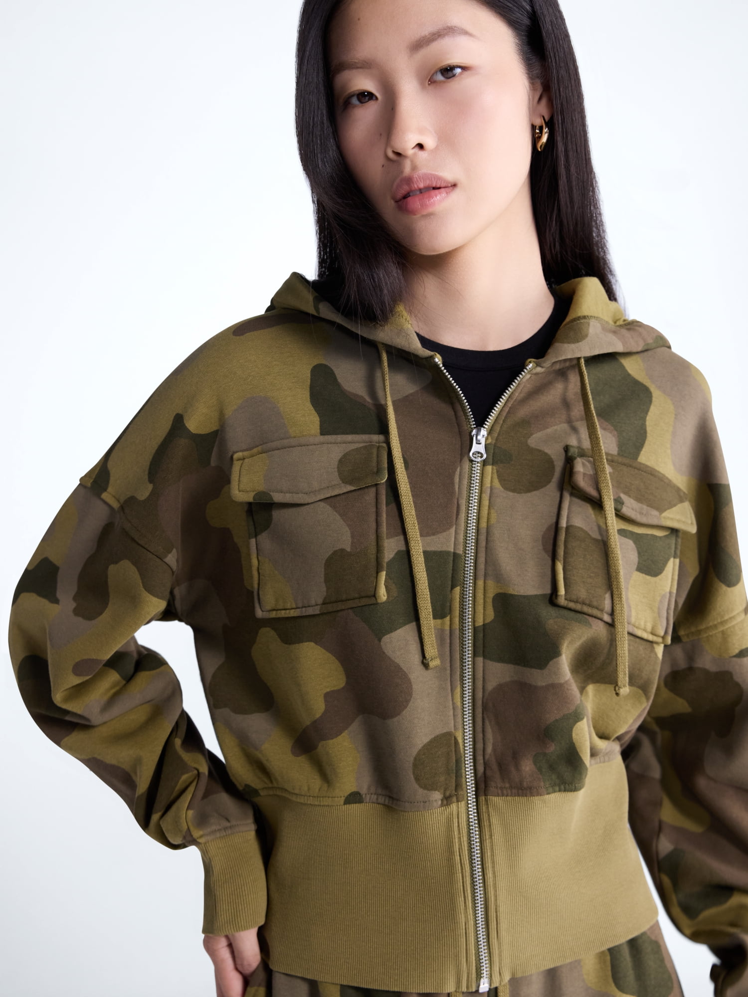 Scoop Women’s and Women’s Plus Full Zip Hoodie, Sizes XS-4X