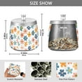 thumbnail image 2 of Yayeee Ashtray with Lid for Cigarette Smokeless Stainless Steel Home Ash Holder, Colorful Flowers, 2 of 7