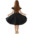 thumbnail image 5 of Arshiner Girls Summer Black Formal Dress with Pockets 4-12 Years, 5 of 8