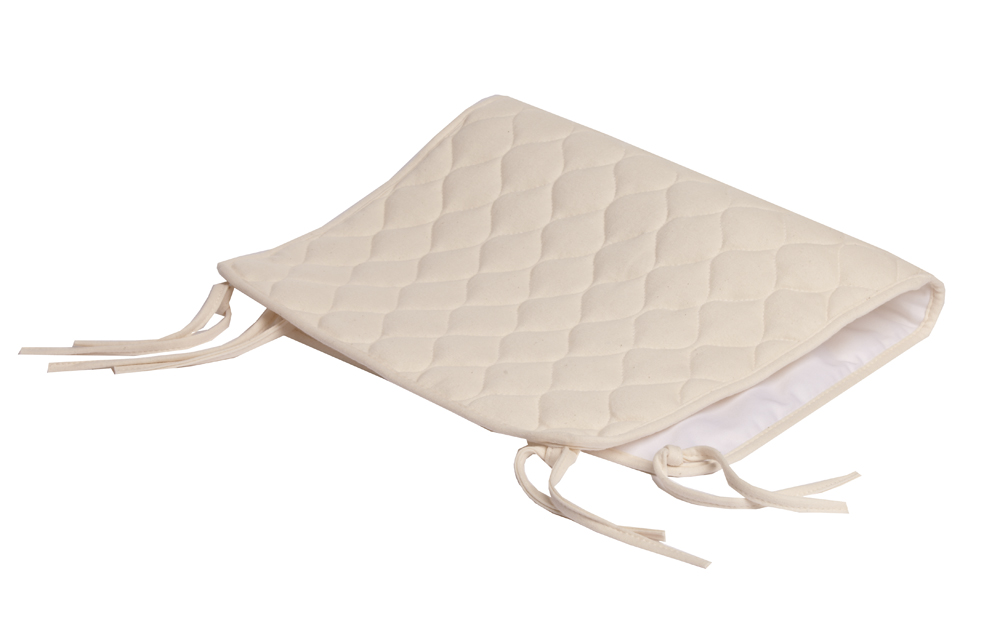 American Baby Company Waterproof Quilted Sheet Saver Changing Pad Liner Made with Organic Cotton Top Layer, Natural Color (Pack of 2)
