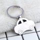 thumbnail image 3 of Llavero de metal con forma de escarabajo para coche, ideal para bolso, bolso, decoración, regalo creativo (plateado), 3 of 5