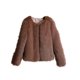 thumbnail image 2 of Puntoco Moda para mujer Sólido Corto Imitación Chaleco cálido Abrigo Faux tops Rollbacks Puntoco Puntoco-4399, 2 of 5