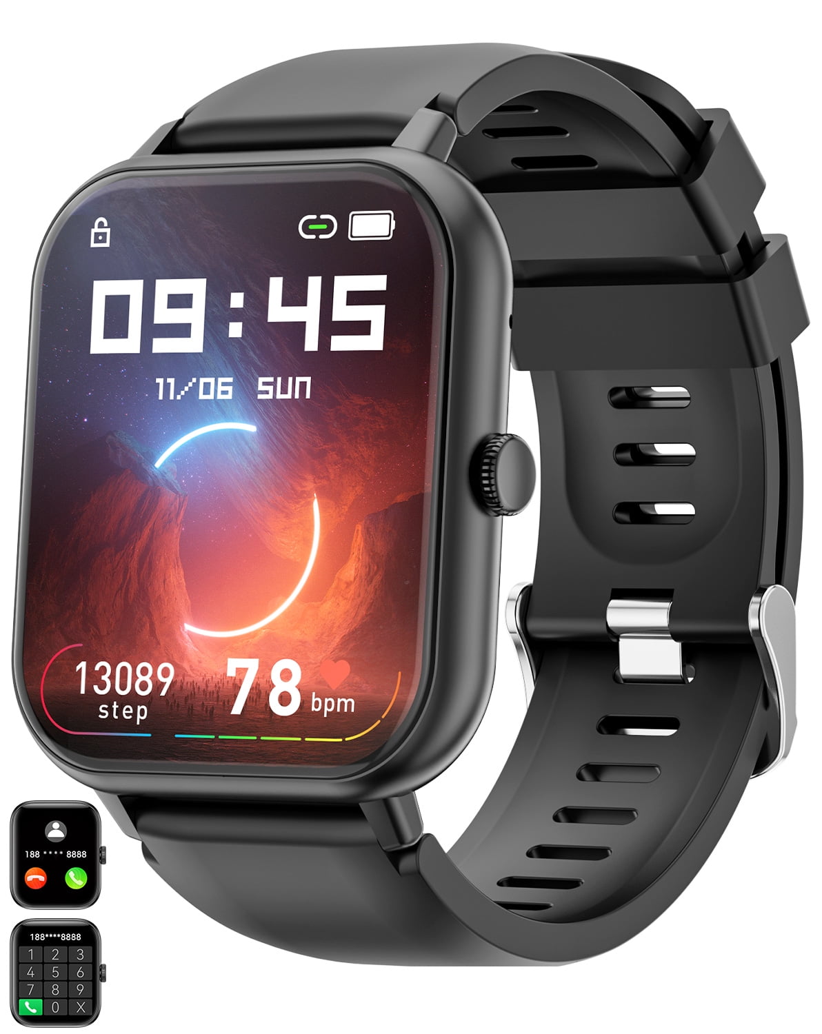 Mingdaln Smart Watch ZL54 for Android Phones iPhone Compatible IP67