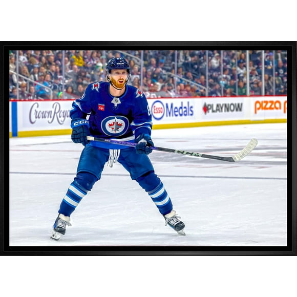Kyle Connor 20x29 Framed Canvas Winnipeg Jets