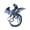H, variant on Winged Dragon Brooch Retro Colorful Dragon Brooch Pin Decorative Alloy Lapel Pin Clothes Accessory for Backpack Hats Jackets Decoration
