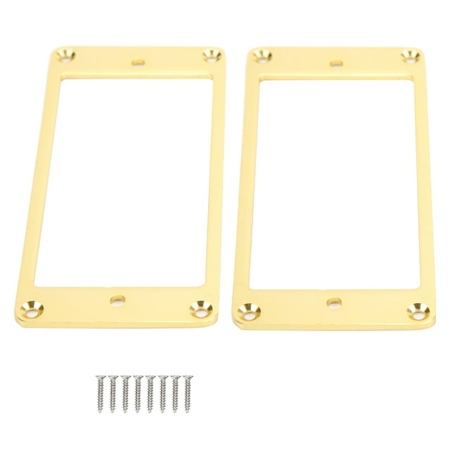Bague de Micro Guitare Électrique 2Pcs Bague de Micro Guitare Électrique Métal Cadre de Montage Plat Accessoires d'Instruments de Musique