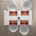 thumbnail image 3 of Ambesonne Nature Place Mats Set of 4, Sunrise in Swiss Alps, Standard Size, White and Yellow, 3 of 4