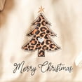 thumbnail image 2 of Christmas Tree Leopard Embroidered Sweatshirt, Christmas Sweatshirt, Christmas Leopard Shirt, Christmas Gift, Christmas Tree Sweatshirt, 2 of 5