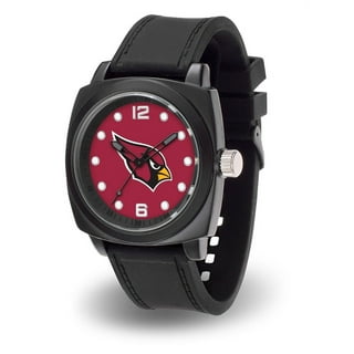 Men's St. Louis Cardinals Silver Rolled Link Bracelet Wristwatch