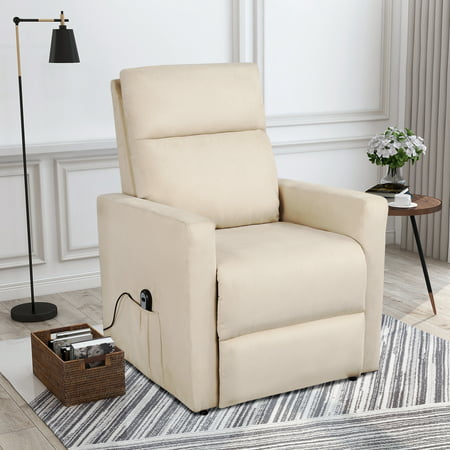 Electric Recliner for Elderly, Power Lift Recliners for Elderly Wide Seat, Heavy Duty Lift Chairs Recliners 330 lb Capacity, Fabric Chaise Lounge for Bedroom, Living Room, 29.5
