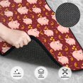 thumbnail image 3 of Pofeuu Cute Pig with Coins Print Car Foot Mat Set of 4 Pieces - All-Weather Full Set Floor Mats for Cars Trucks SUVs, 3 of 7