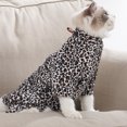 thumbnail image 2 of Pet Winter Coat Four Legs Leopard Print Warm Jacket for Cats, 2 of 7