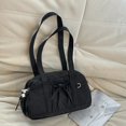 thumbnail image 6 of SPEKSEE Women Stylish Nylon Handbag Solid Color Shoulder Bag Large Capacity Bowknot Armpit Bag Travel Dating Shopping Bag, 6 of 18