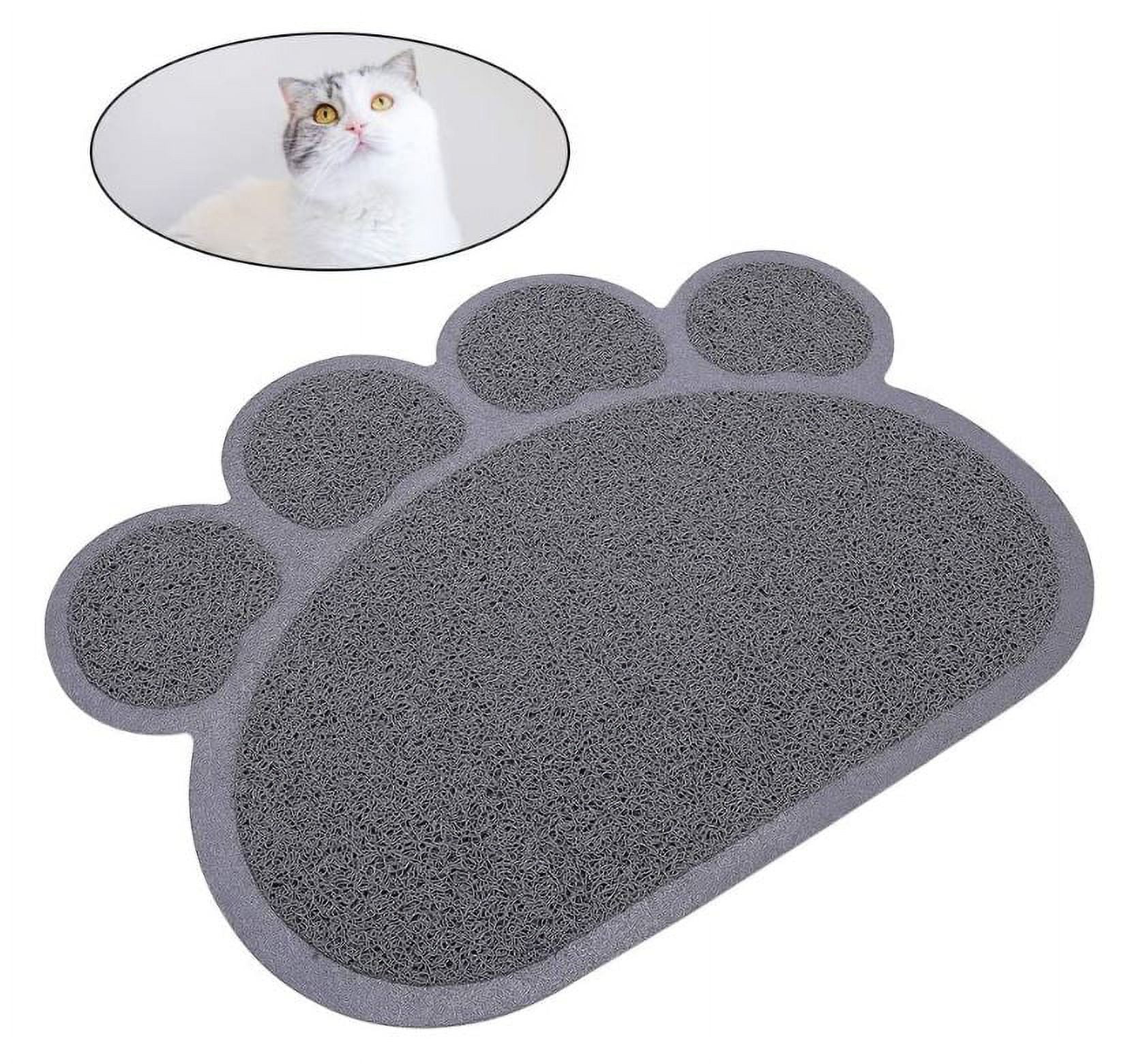 GreenJoy Kitty Litter Box Starter Kit - Without Lid Cat Litter Pan, Mat, Scoop and Bowl for Kitten