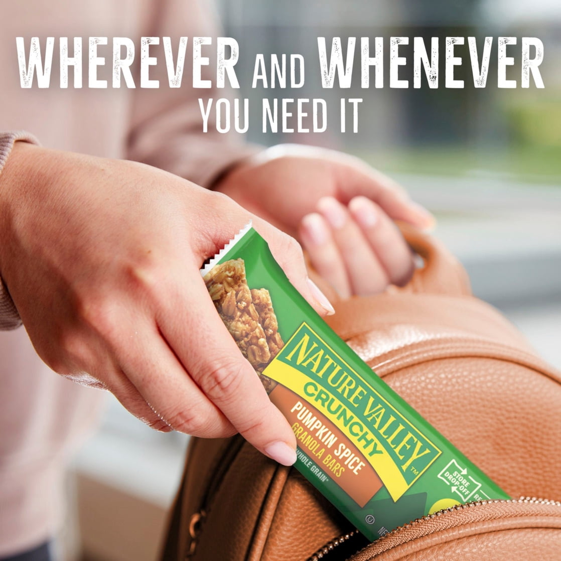 Nature Valley Crunchy Granola Bars, Pumpkin Spice, Limited Edition Flavor, 12 Bars, 8.94 oz (6 Pouches)