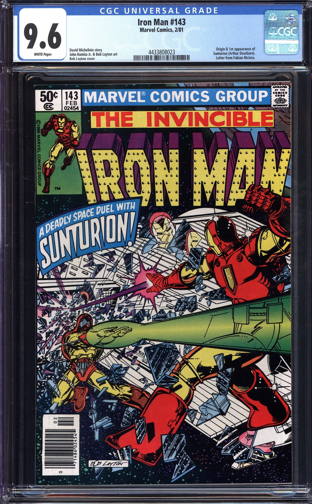 Iron Man #143 - CGC 9.6 Comic Book