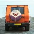 thumbnail image 6 of Pofeuu Butterfly Over Lavender Print Spare Tire Wheel Cover for Car Truck SUV Camper Universal Fit Spare Tire Cover RV Spare Tire Covers-14 inch, 6 of 6