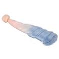 thumbnail image 4 of 30cm Pink Blue Gradient Long Hair Doll Wig Soft Silk Material, Support Styling and Restyling, Head Skin Showing Treatment, 4 of 7
