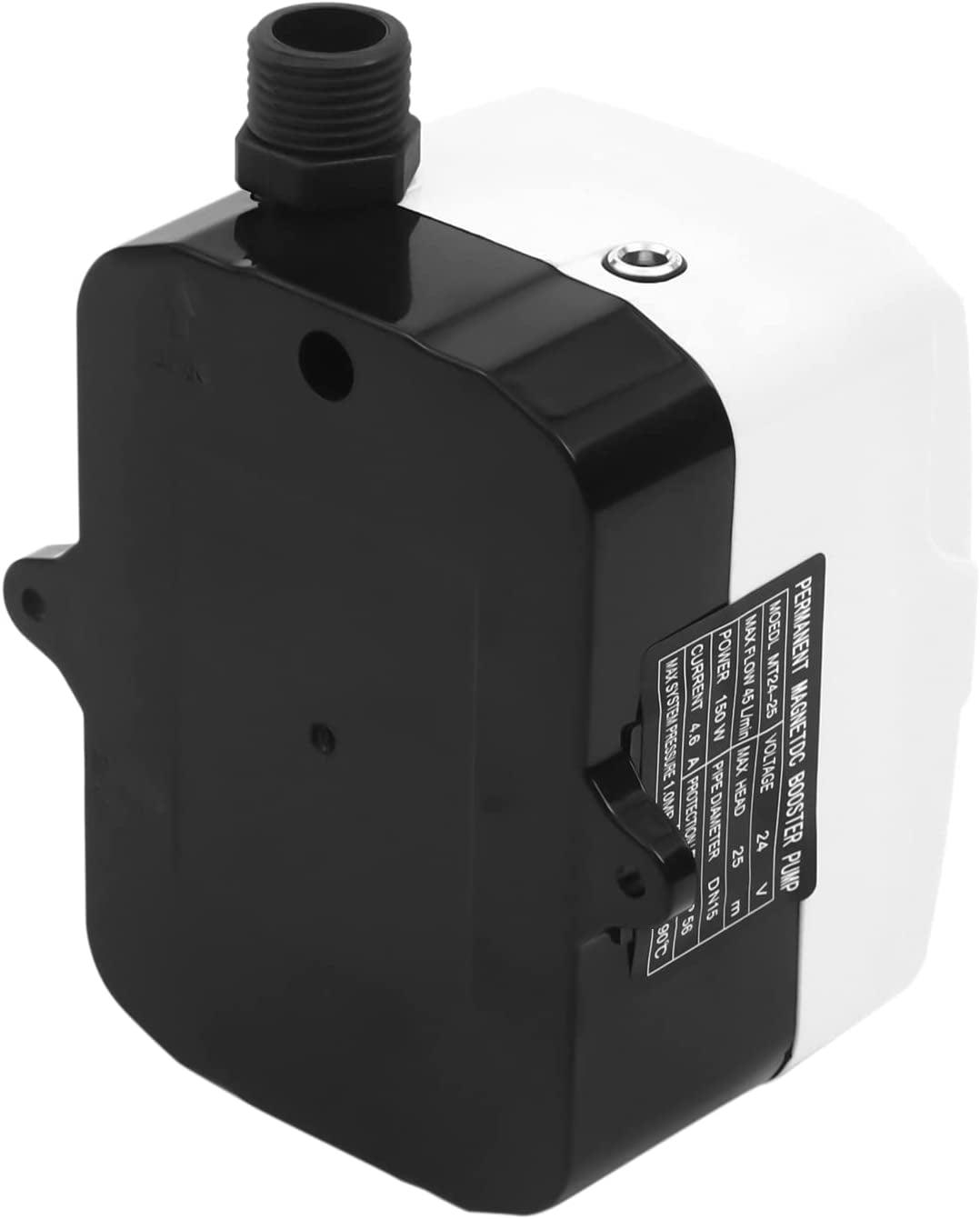 Miumaeov 24V 150W Water Pressure Booster Pump Mini Booster Pump Automatic, Portable Boosting Pump Hot Water Circulator Pump Shower Kitchen