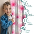 thumbnail image 3 of Blackout Kids Curtains,Pioneer Flower Floral Print Pattern Childrens Insulated Curtains Set Of 2,Bedroom Essentials,Toddler Room Decor 52"x84", 3 of 5