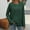 Green#1, variant on LEBONYARD Womens Shirts Plus Size,Fall V Neck Tops for Women New Trendy,Women's New Fashion Casual Solid Color Hollow Round-Neck Long Sleeve Raglan Sweater Top Green S