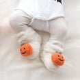 thumbnail image 6 of Ecetana Baby Fuzzy Bootie Slippers Halloween Cozy Sock Shoes Soft Infant Shoes Warm Fleece Slippers for Toddlers, 6 of 6
