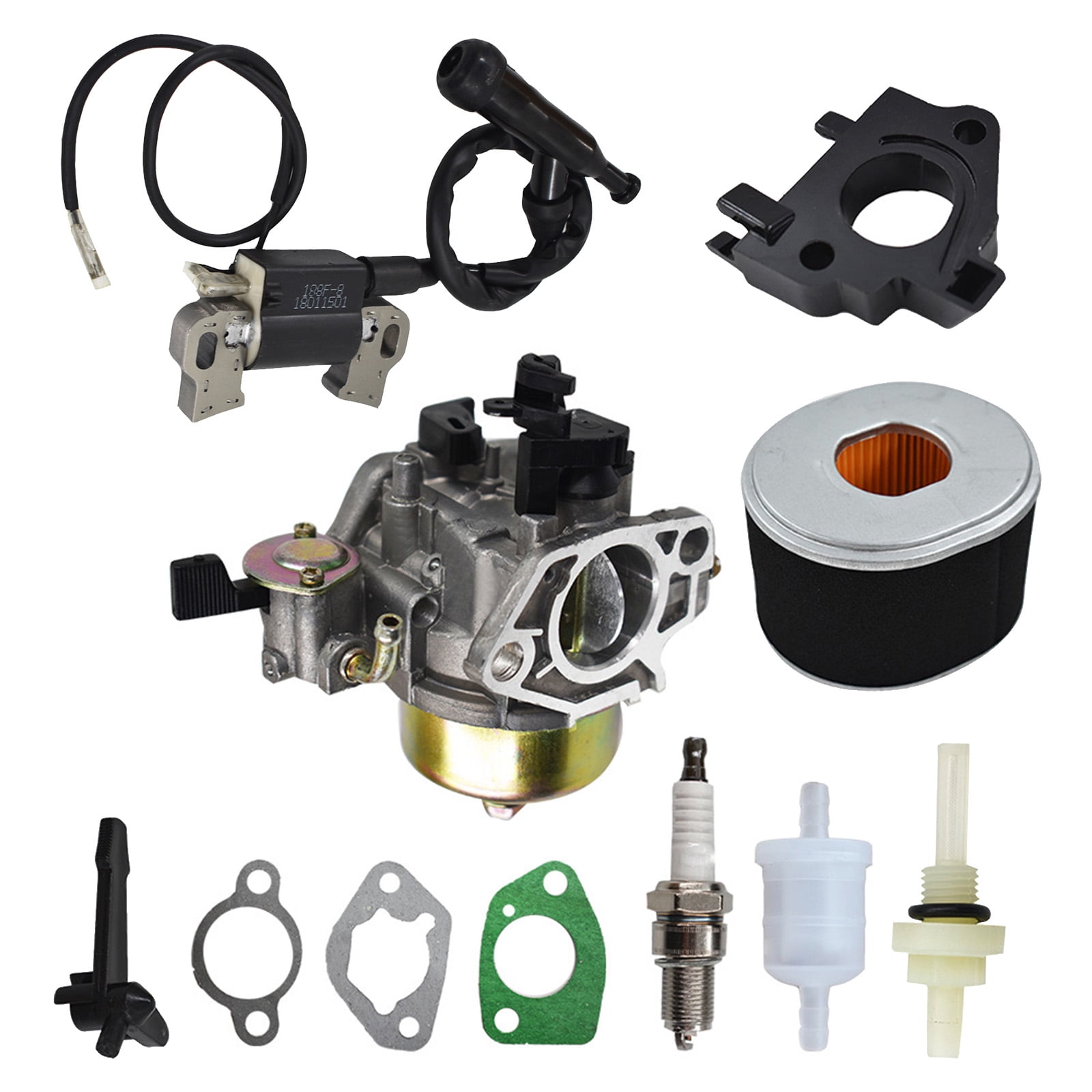 Butom GX390 Carburetor for Honda GX 390 GX340 13HP 11HP Engine Replace  16100-ZF6-V01 with Fuel Filter Gasket