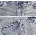 thumbnail image 4 of Men's Cotton Blend Denim Faded Wash Relaxed Fit Light Blue Casual Jean Pants (32W x 32L), 4 of 4