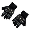 thumbnail image 4 of Guantes de ciclismo de medio dedo, patinaje, senderismo, ropa deportiva, acolchados en gel y antichoque. L, 4 of 8