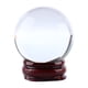 thumbnail image 2 of Bolas de Esfera de Piedras preciosas, Bola de Cristal decorata Transparente, Bola de Cristal Mágica de Cuarzo Transparente Con Soporte para Feng Shui y Meditación de 40 mm, 2 of 7