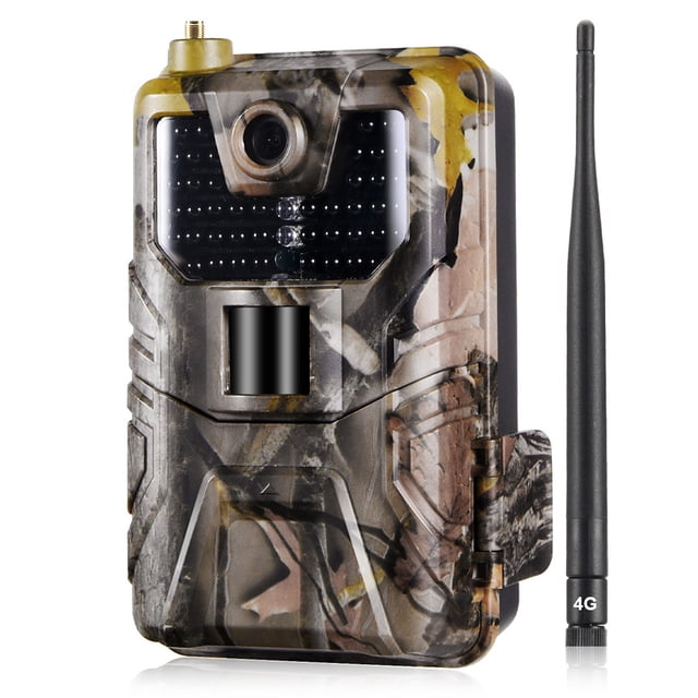 Mistaha Wildlife Camera with 16MP Images, 1080P Video, Invisible Infrared Night Vision, 44 LEDs, 0.3s Trigger, 30m Flash Range, 64GB Storage, 180 Days Standby - Suntek HC-900LTE