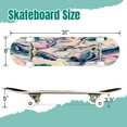 thumbnail image 2 of 31'' Complete Skateboard 7 Layer Canadian Maple Double Kick Deck Skateboards Abstract Marble colorful art texture Skate Board for Beginner Adult Gifts, 2 of 5